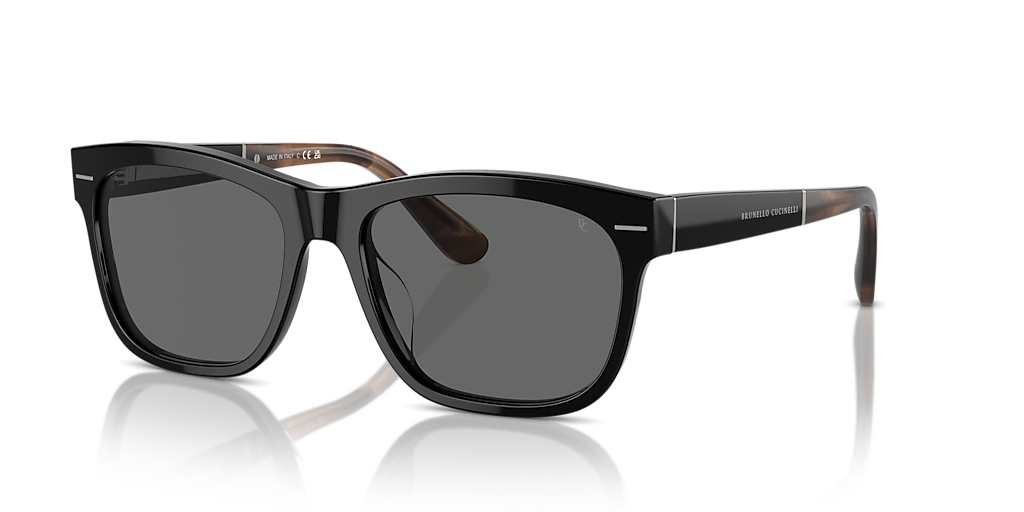 Brunello Cucinelli BC4003S M (55 - 17) with Blue lenses and Black