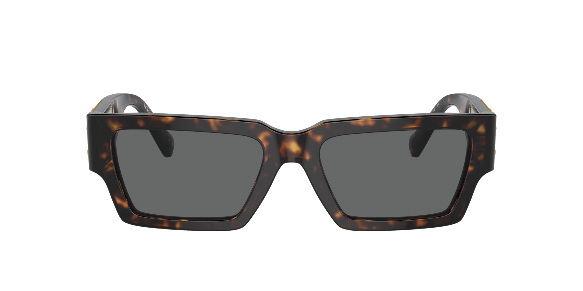 Versace VE4459 S (54 - 18) with Grey lenses and Tortoise frame