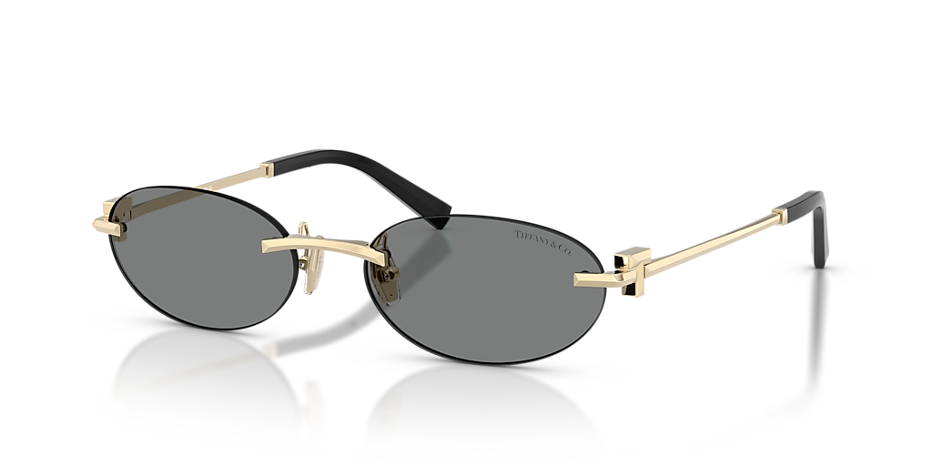 Tiffany & Co. TF3119D L (56 - 18) with Grey lenses and Gold frame