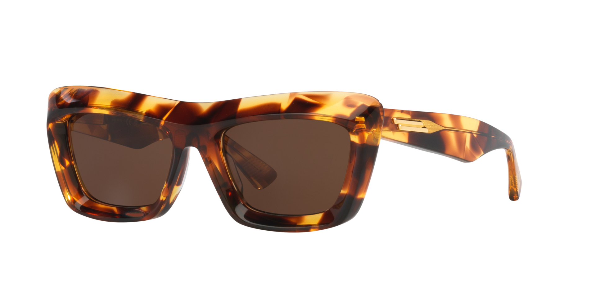 Bottega Veneta Femme Sunglass BV1283S - Couleur du Monture caille Couleur de Lentille Brun 287 €