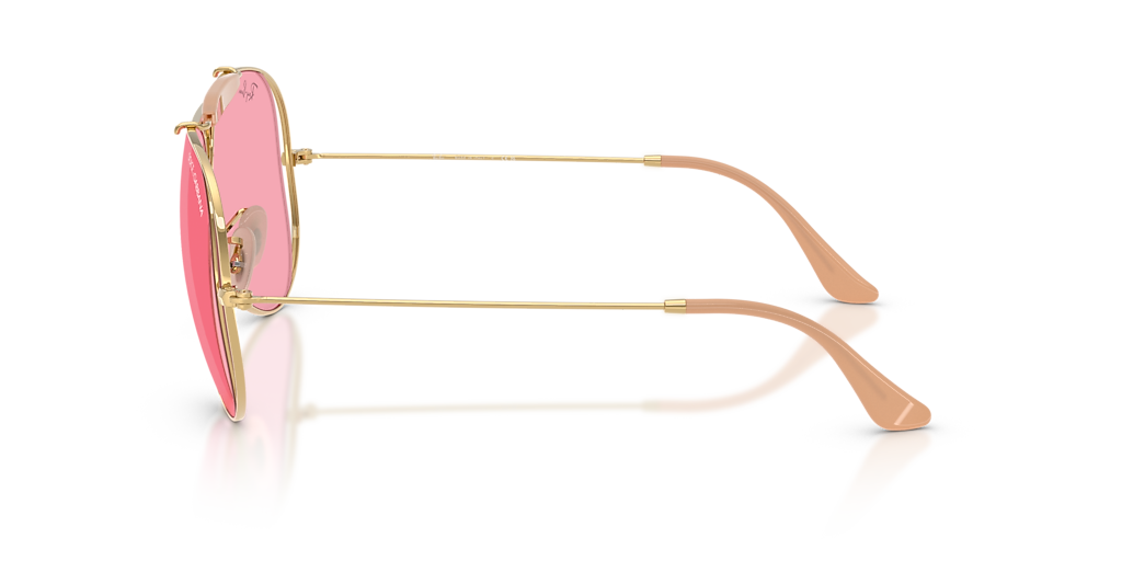 Ray-Ban The Shooter By Dolce&Gabbana M (53 - 09) com Lentes Rosa e