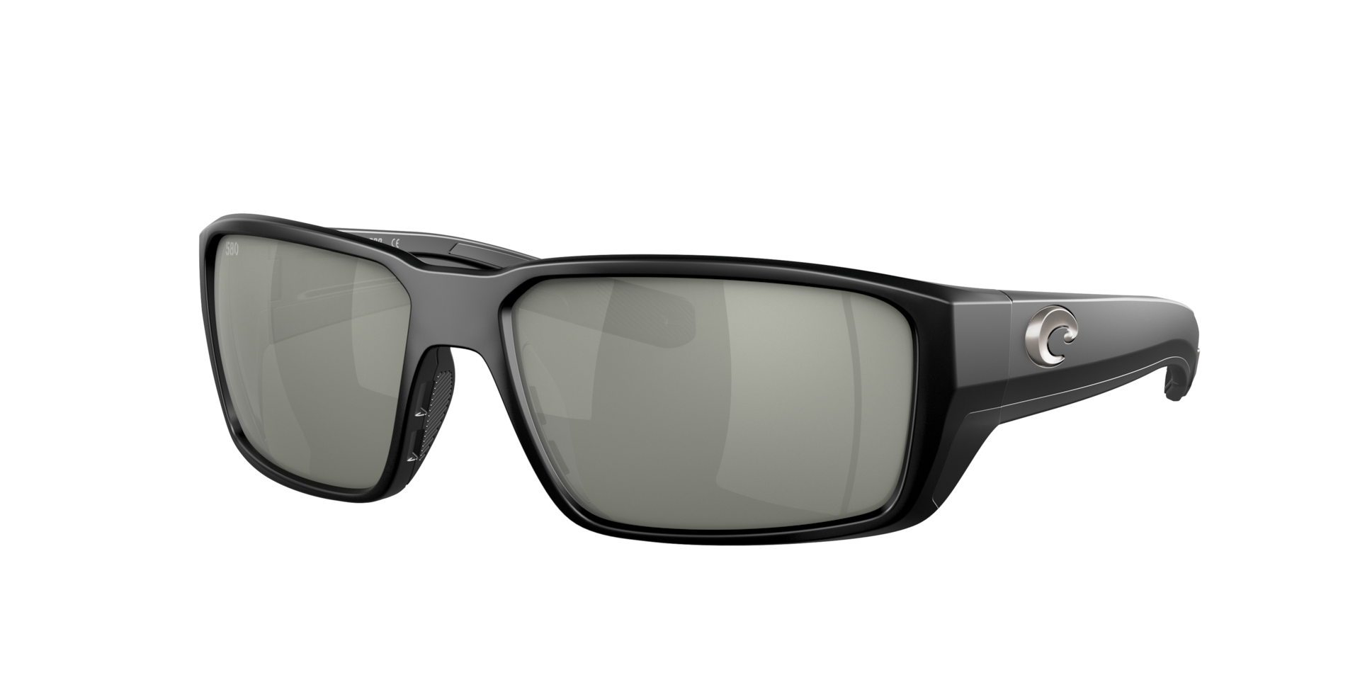 Costa Homme Sunglass Fantail PRO - Couleur du Monture Noir mat Couleur de Lentille Gris Argent effet miroir 187 €