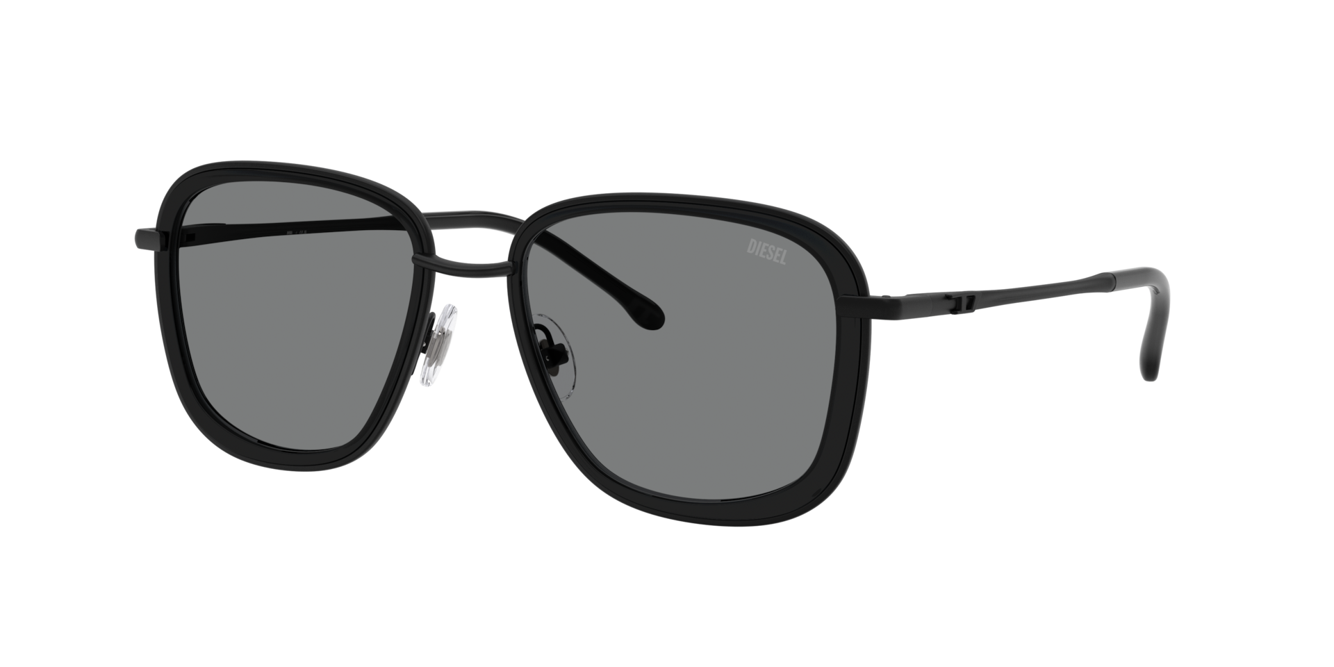 Diesel Unisex Sunglass DL1017 - Couleur du Monture Noir mat Couleur de Lentille Gris fonc 170 €