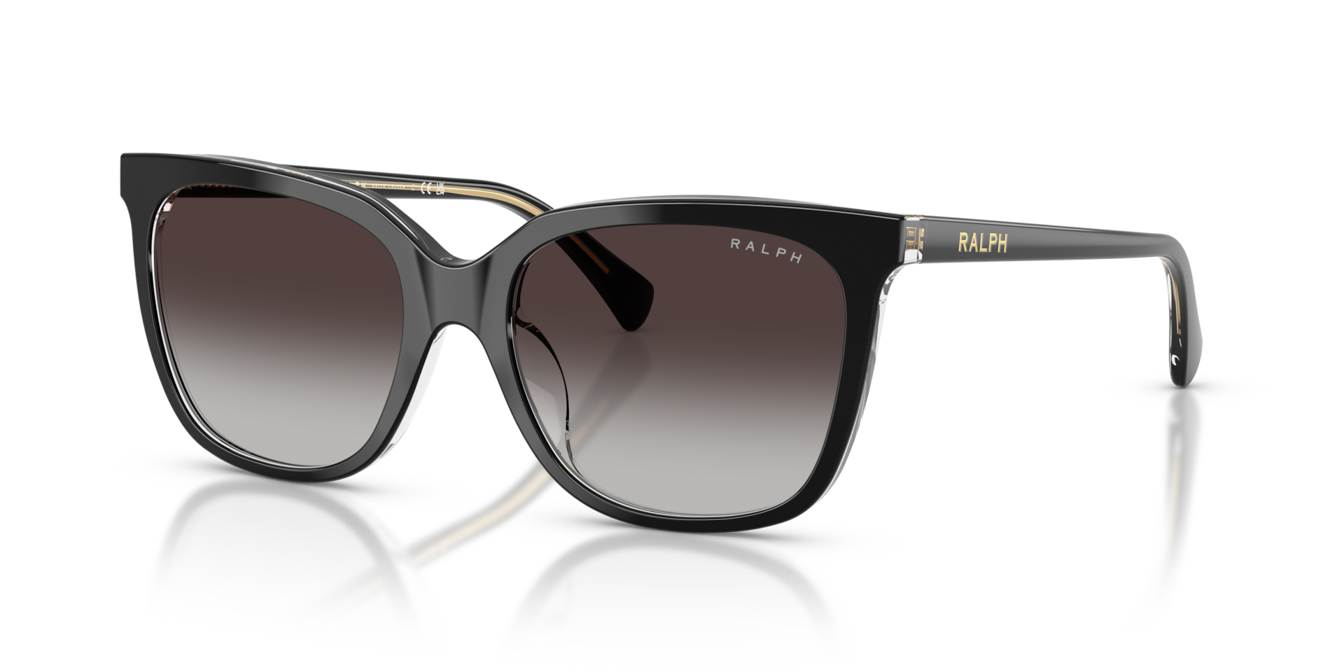 Ralph RA5343U S (55 - 17) with Grey lenses and Black frame | Sunglass Hut®
