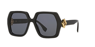 Fendi Fendi Roma FE40101I XS (50 - 23) met Grijs Brillenglazen en