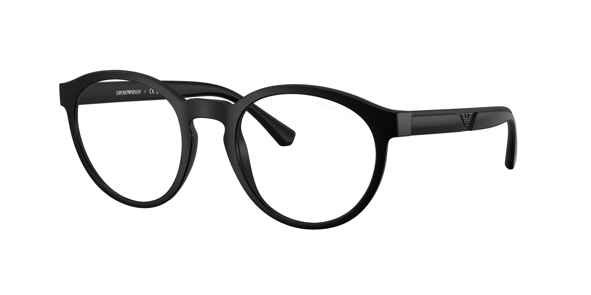Emporio Armani Man Sunglass EA4152 - Frame color: Matte Black, Lens color: Clear