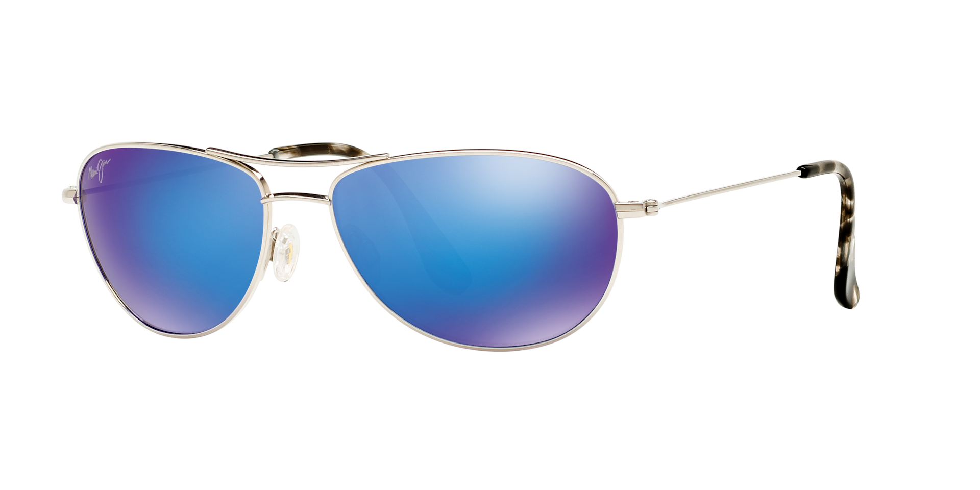 Maui Jim MJ000458 M (56 - 18) with Blue lenses and Silver frame