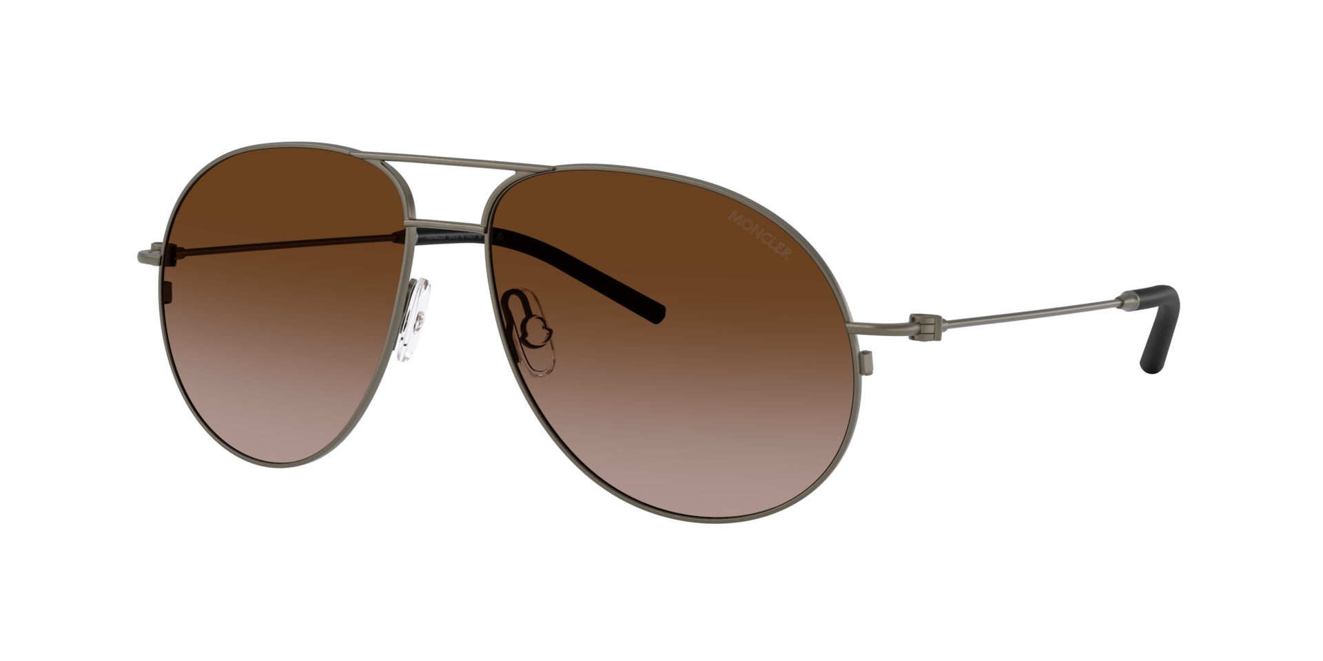 Moncler Unisex Sunglass ME4002 Flyze - Couleur du Monture Matte Anthracite Couleur de Lentille Marron fonc dgrad Marron clair 340 €