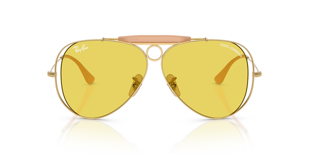 Ray-Ban The Shooter By Dolce&Gabbana XL (58 - 09) with Yellow