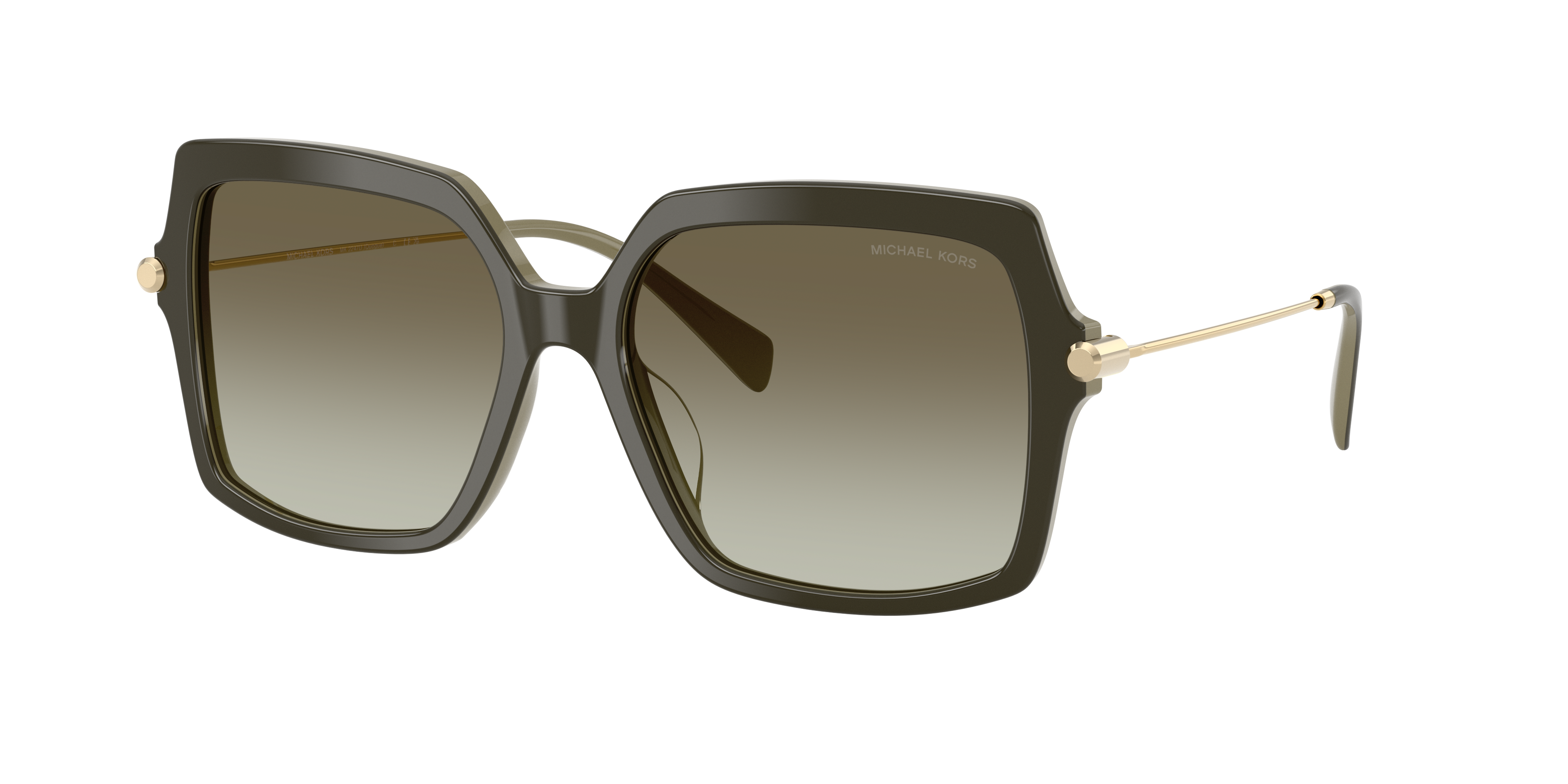 Michael Kors Woman Sunglass Quogue -  Frame color: Olive Smoke, Lens color: Olive Gradient