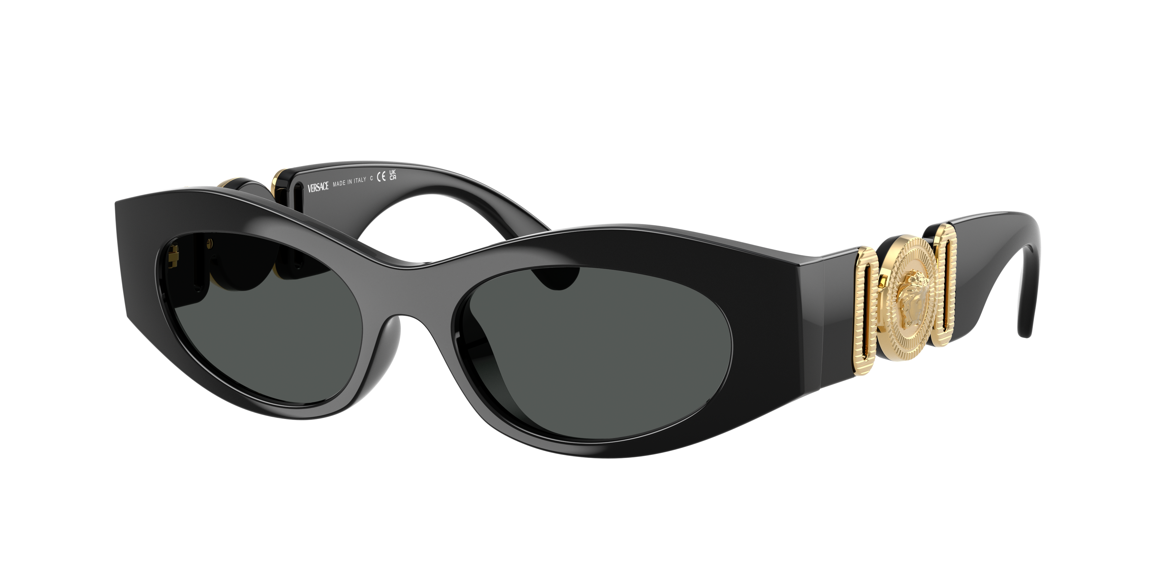 Versace VE4480U L (51 - 18) with Grey lenses and Black frame