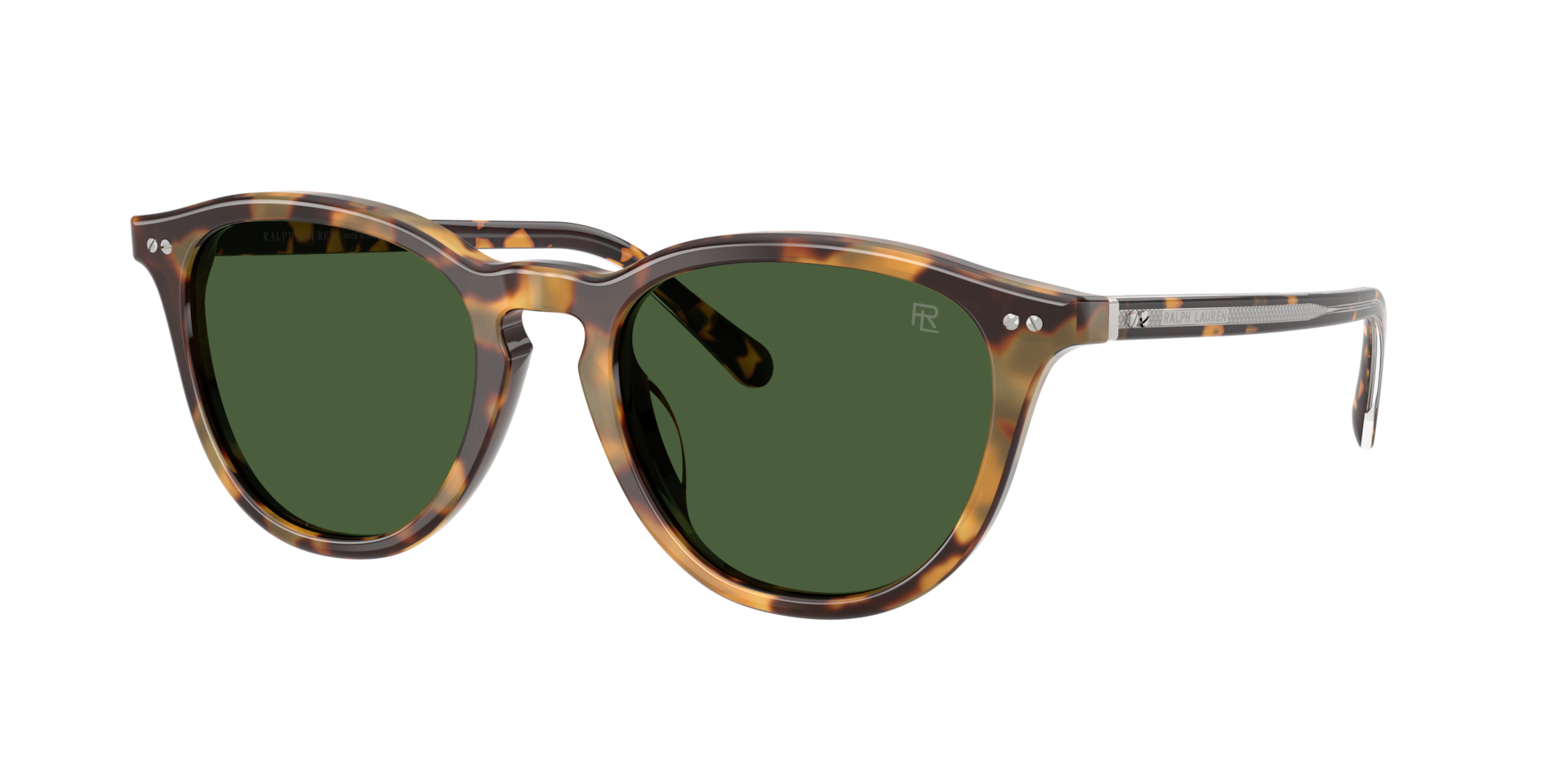 Ralph Lauren Homme Sunglass RL8241U - Couleur du Monture Havana Clair Couleur de Lentille Vert bouteille 349 €