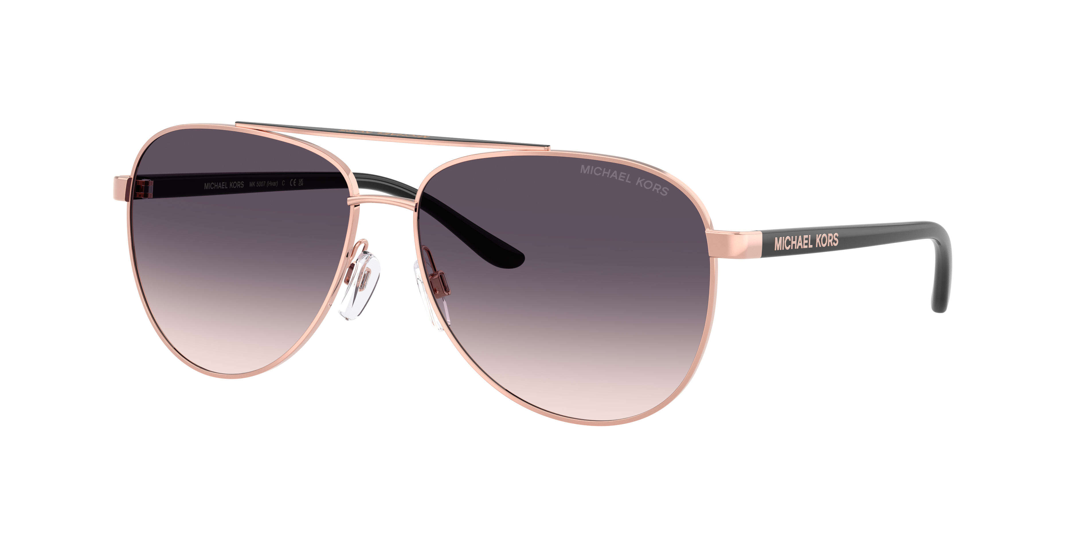 Michael Kors Hvar L (59 - 14) with Grey lenses and Pink frame