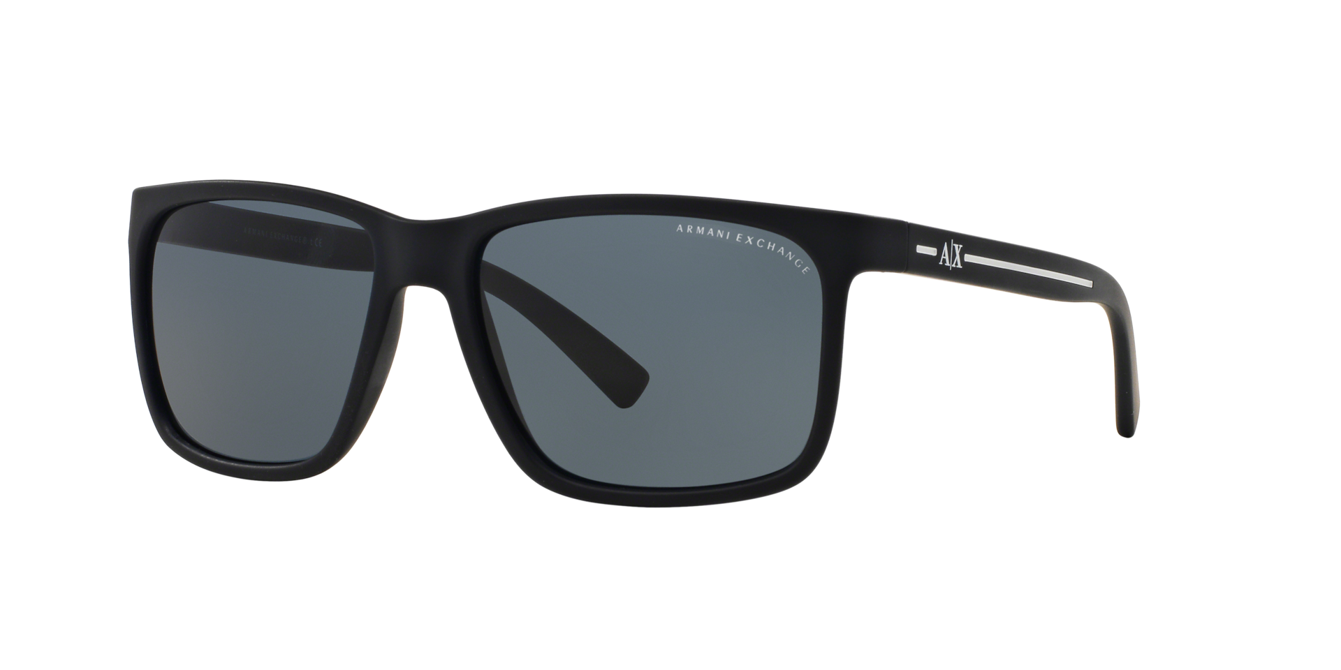 Armani Exchange Unisex Sunglass AX4041SF - Frame color: Matte Blue, Lens color: Grey