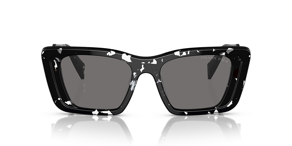 Prada PR 08YS XS (51 - 18) with Grey lenses and Black frame