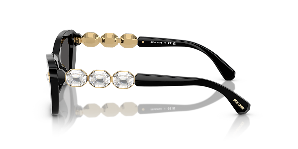 Swarovski SK6033 M (54 - 19) with Grey lenses and Black frame