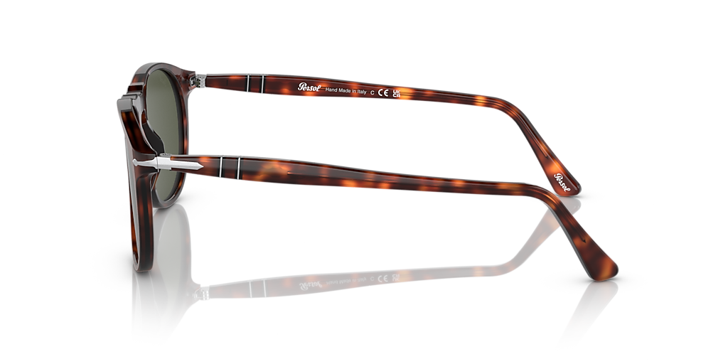 Persol PO9649S L (55 - 18) with Green lenses and Tortoise frame