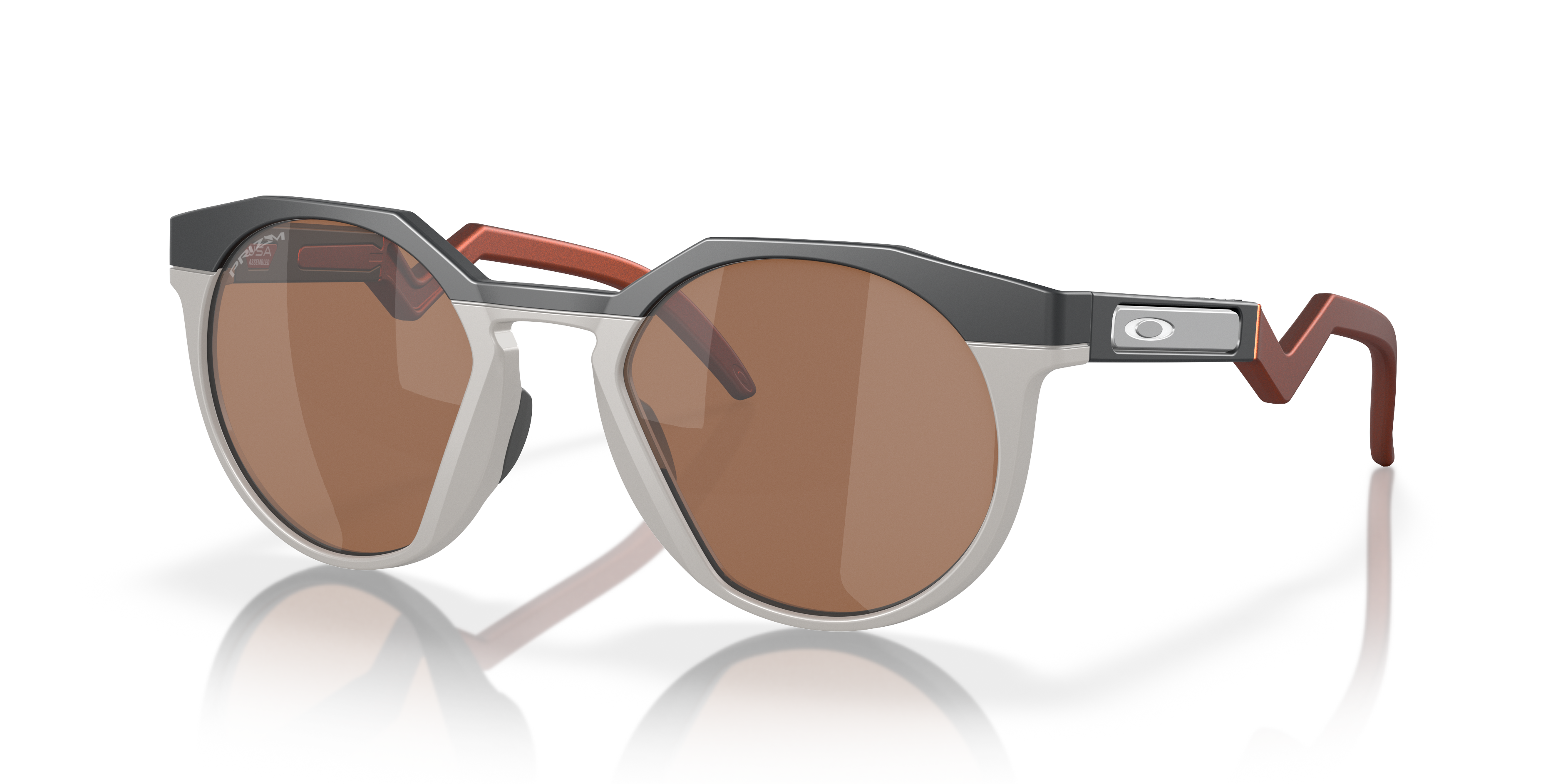 Oakley HSTN M (52 - 21) with Brown lenses and Grey frame