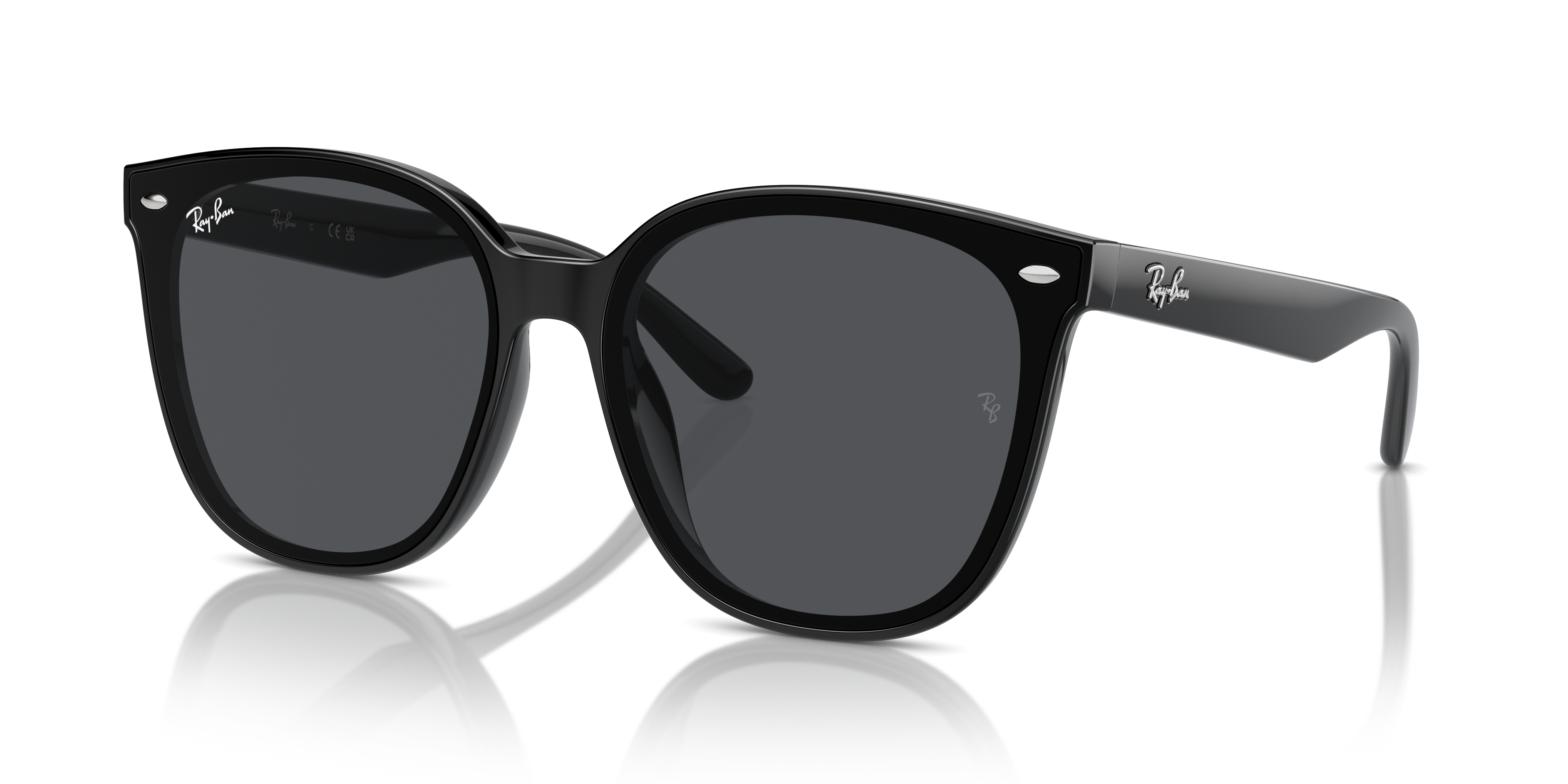 レイバン　RB4423Dユニセックス Ray-Ban RB4423D XL (66 - 15) with Grey lenses and Black frame