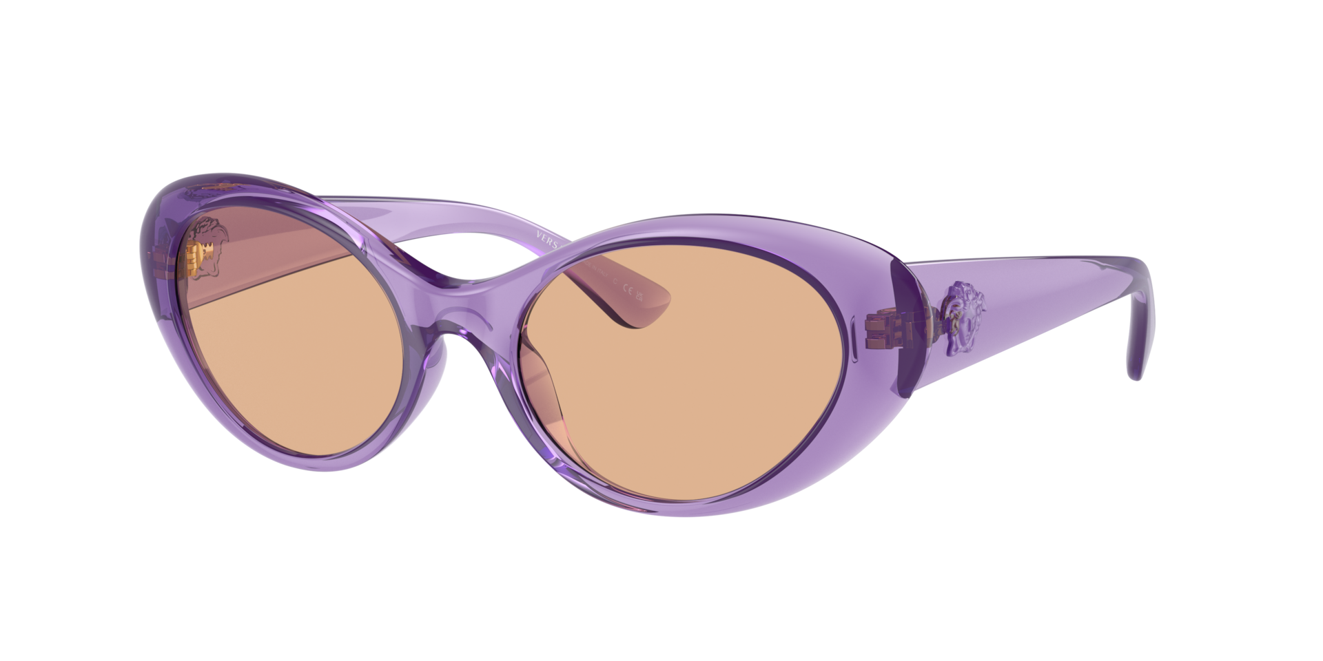 Versace VE4455U S (53 - 19) with Brown lenses and Violet frame