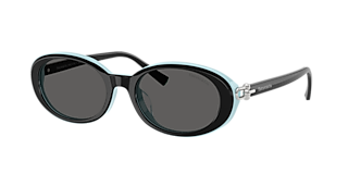 Tiffany & Co. TF4242D XXL (54 - 19) with Grey lenses and Black