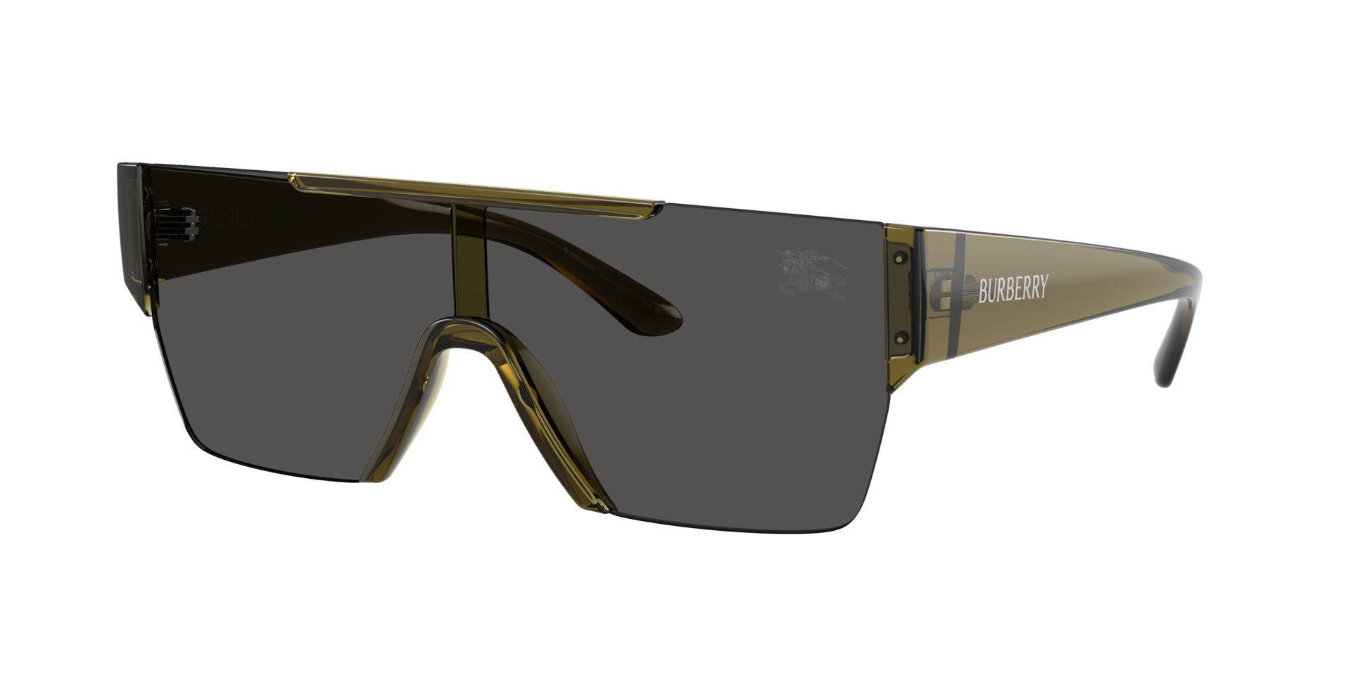 Burberry Mann Sunglass BE4291 - Rahmenfarbe: Grün, Linsenfarbe: Dunkelgrau