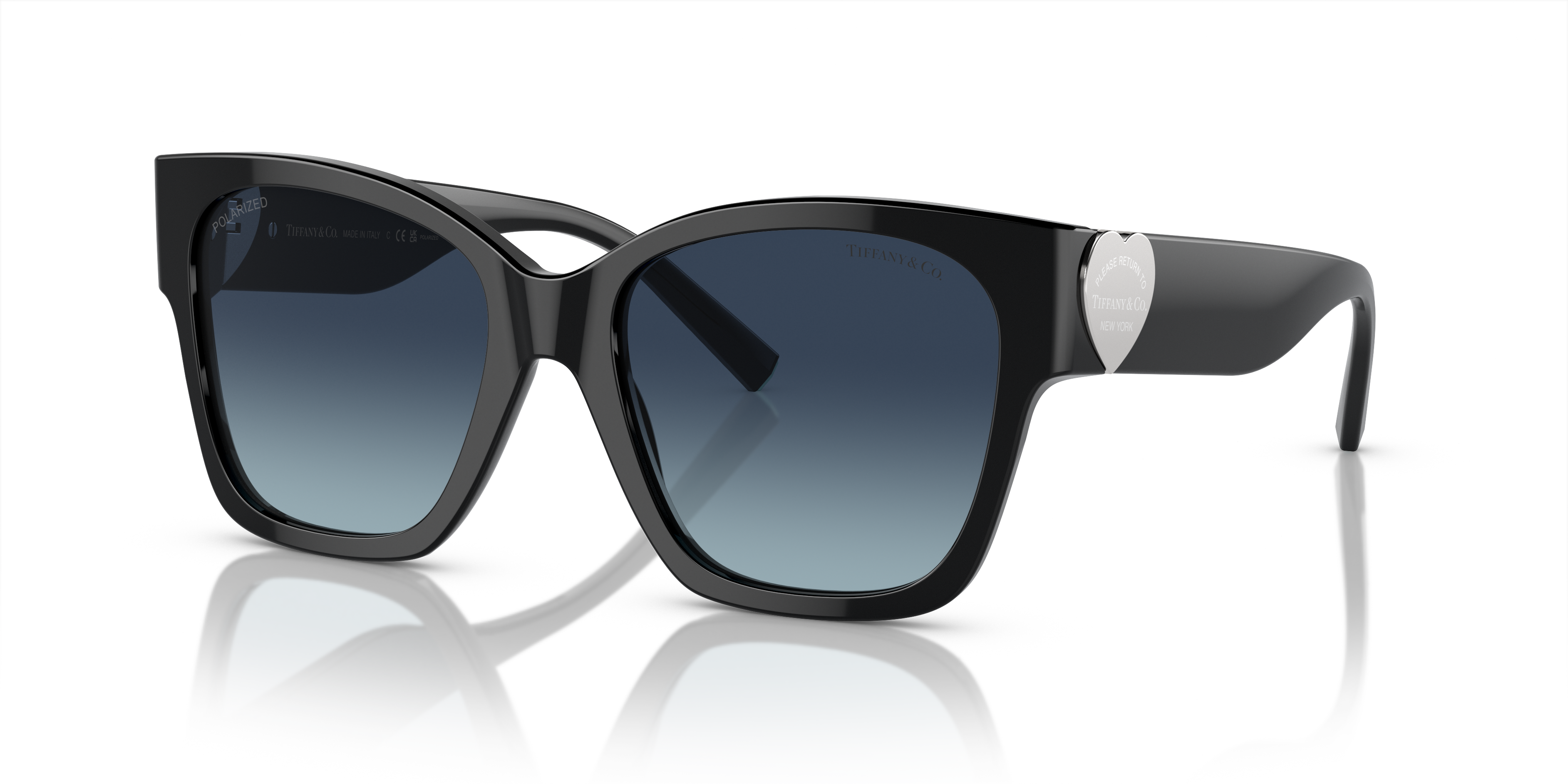 Tiffany & Co. TF4216 XL (54 - 18) with Blue lenses and Black frame