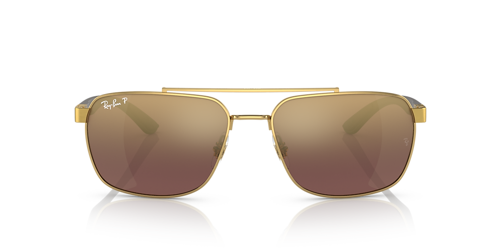 Ray-Ban RB3701 Polarized+ Lenses XXL (59 - 17) with Violet lenses