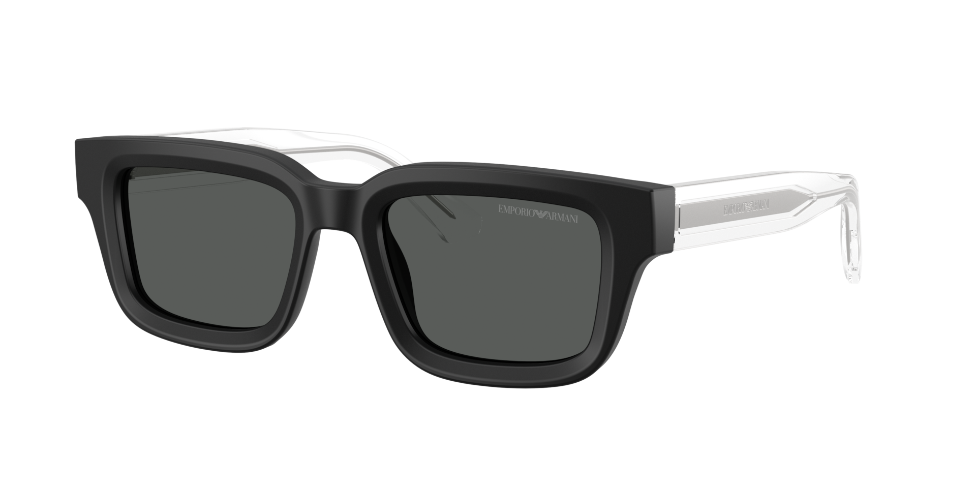 Emporio Armani Men's Black ’S Square Sunglasses - Image 5