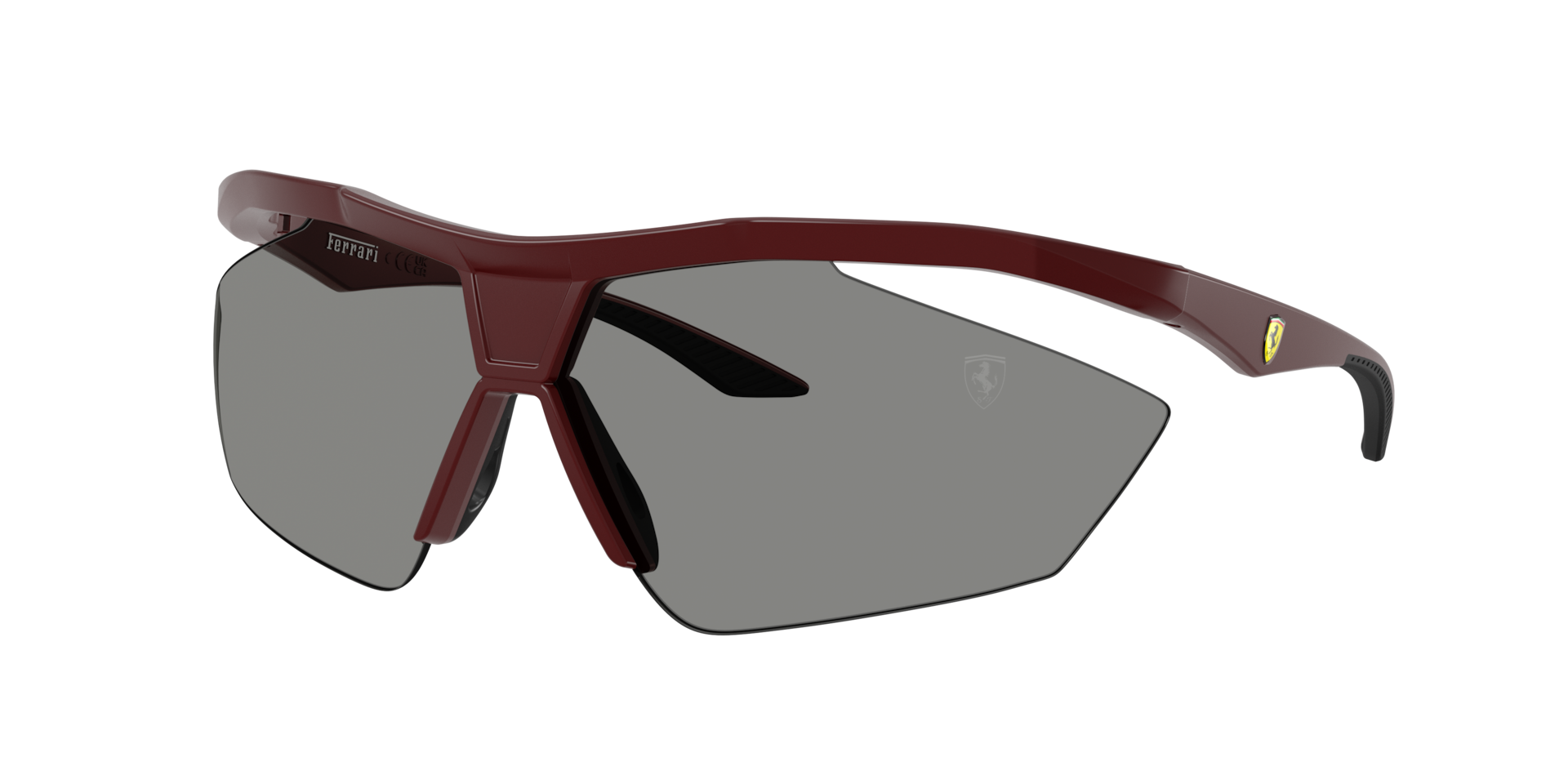 SCUDERIA FERRARI Unisex Sunglasses FZ6030U  -  Frame color: Red Matte, Lens color: Grey