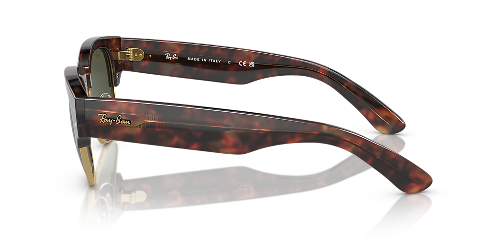 Ray-Ban Mega Clubmaster L (50 - 21) with Green lenses and Tortoise