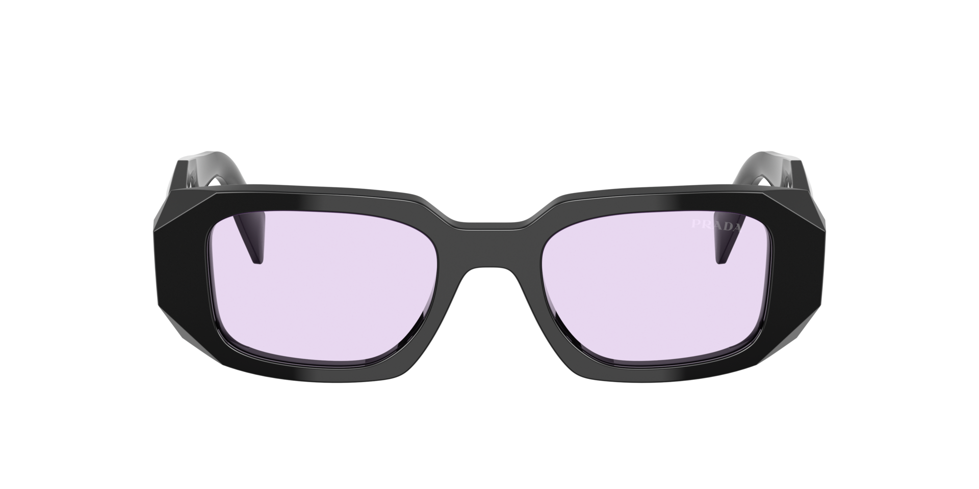 Prada PR 17WS S (49 - 20) with Violet lenses and Black frame