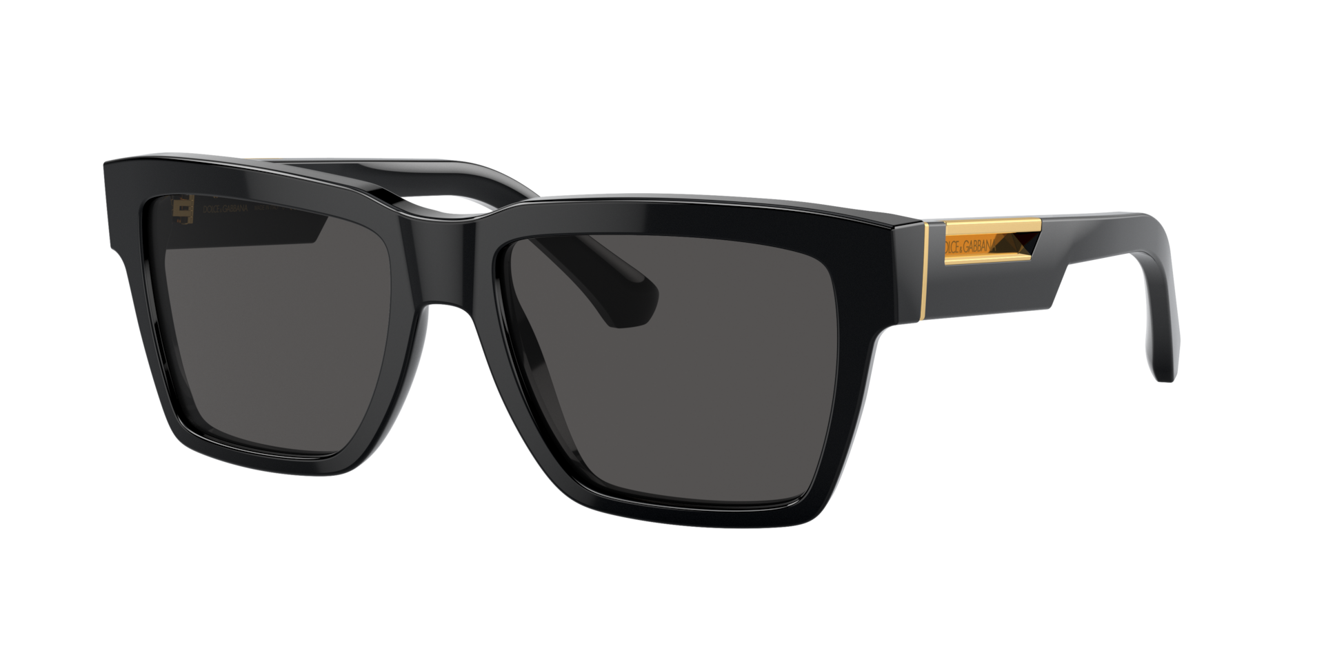 Dolce&Gabbana Man Sunglass DG4465F - Frame color: Black, Lens color: Dark Grey