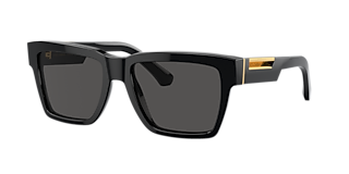 Dolce&Gabbana DG4465F M (55 - 18) with Grey lenses and Black frame