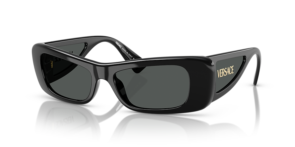 Versace VE4481 S (54 - 17) with Grey lenses and Black frame