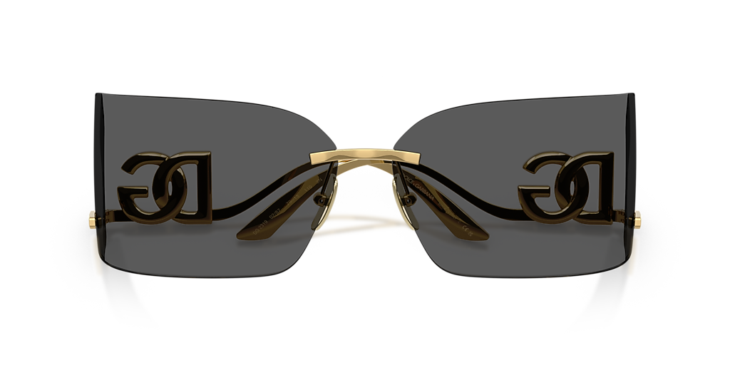 Dolce&Gabbana DG2319 XXL (79 - 13) with Grey lenses and Gold frame