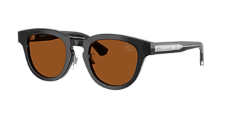 Burberry Black Sunglasses with Beige Case BURBERRY BLACK / GREY 55mm SUNGLASSES WITH CASE AND CLOTH  main image 4