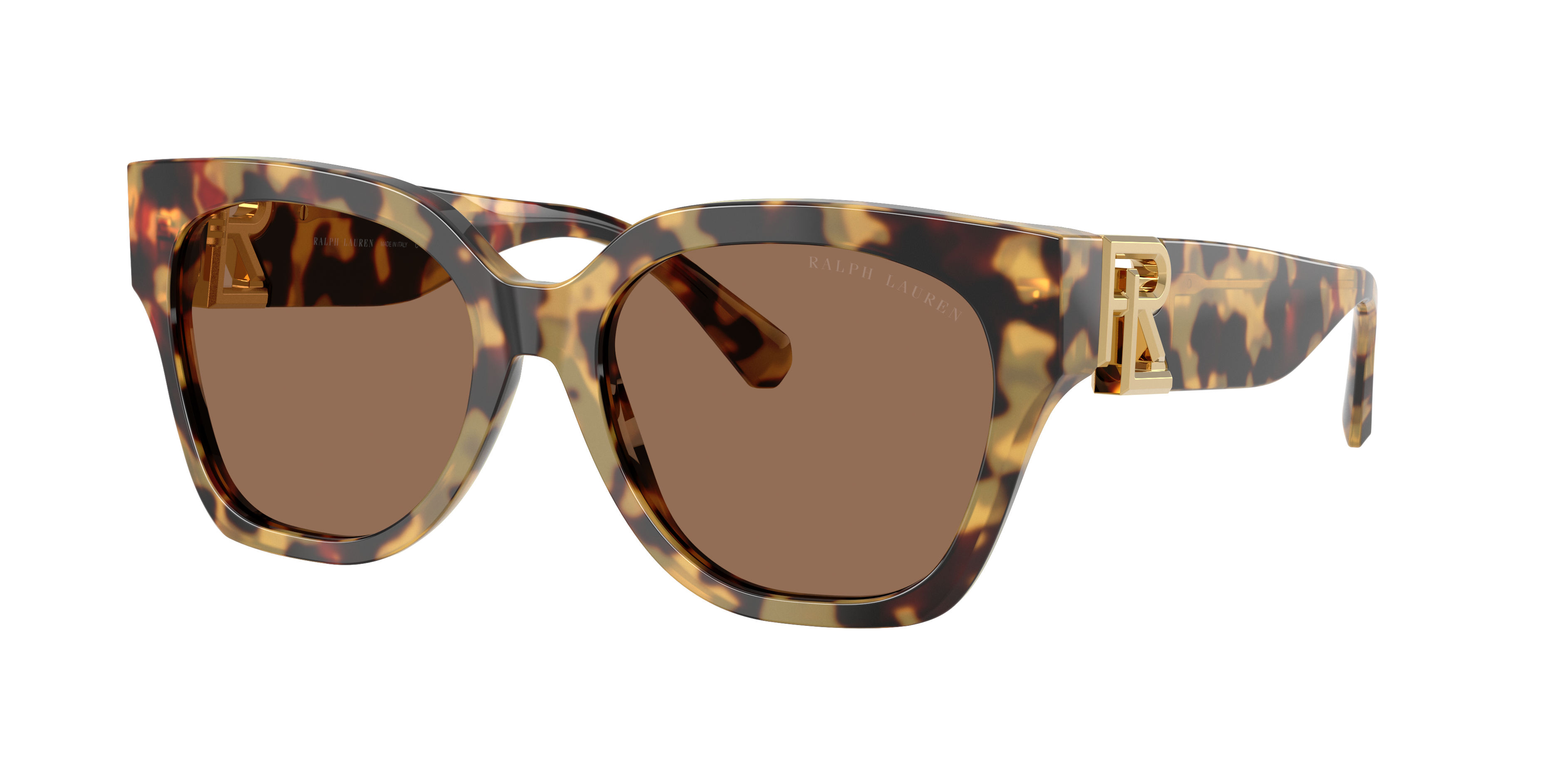 Ralph Lauren The Overszed Ricky M (55 - 18) with Brown lenses and