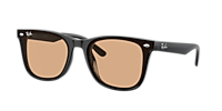 Ray-Ban RB4391D XL (65 - 18) with Green lenses and Black frame