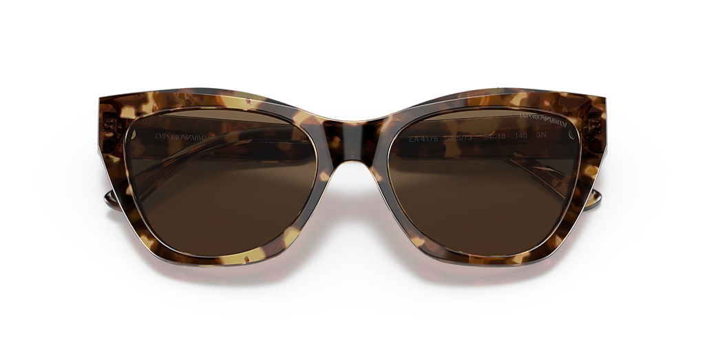 Emporio Armani Gold Frame Sunglasses with Dark Brown Lenses EA2172D Sunglasses - Emporio Armani Authorized Retailer  main image 4