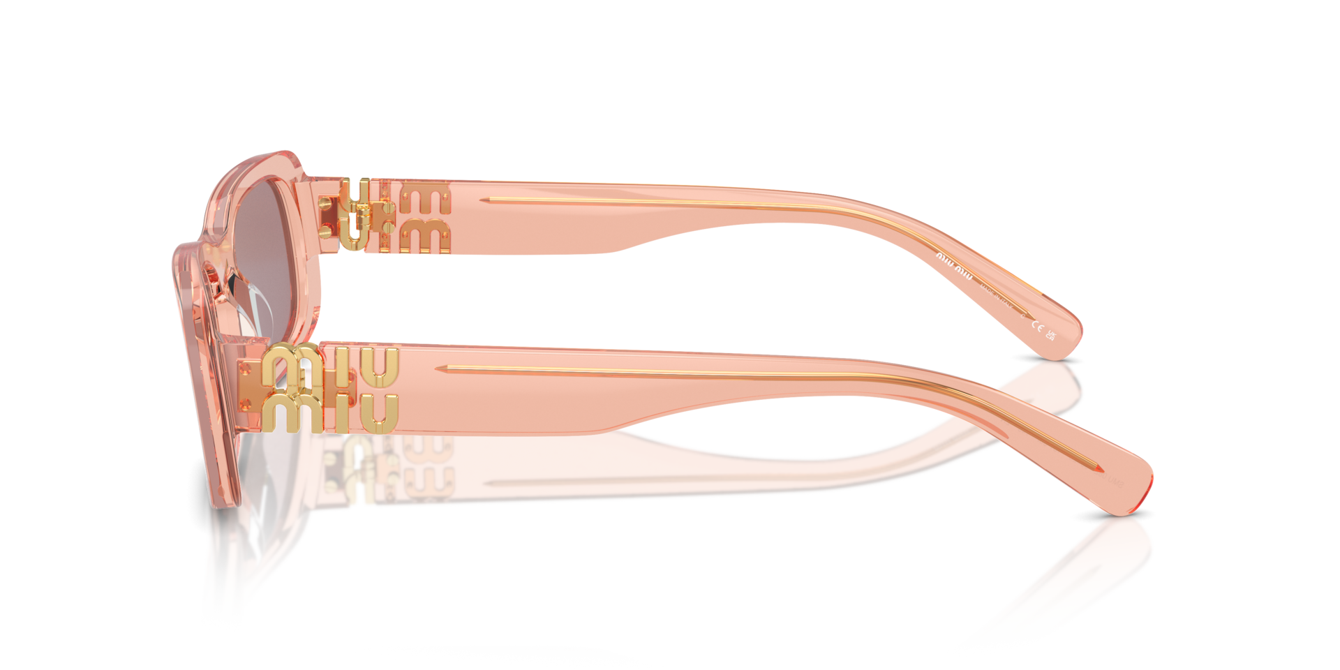 Miu Miu MU 08ZS S (53 - 20) with Violet lenses and Pink frame
