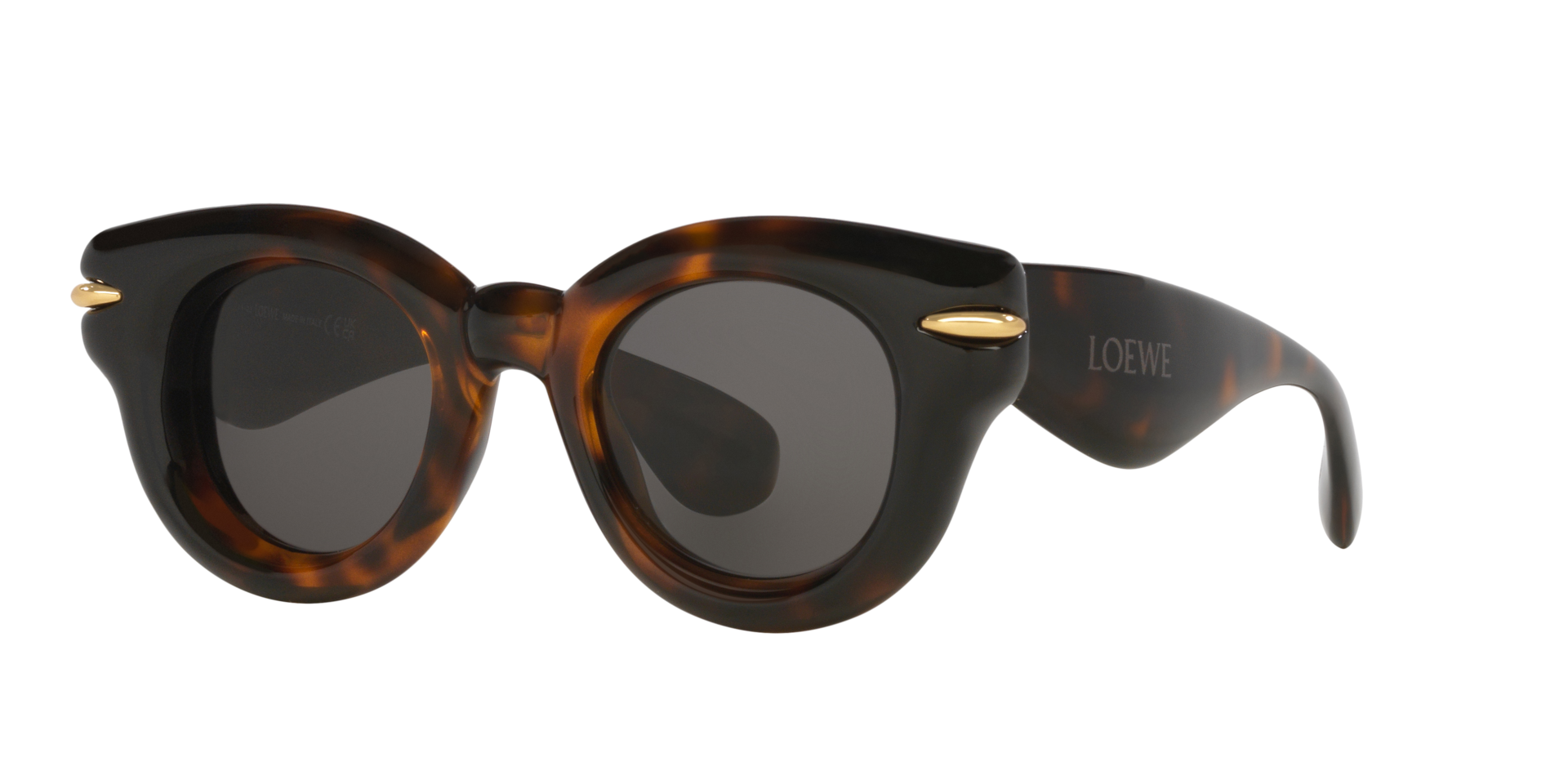 Loewe Femme Sunglass Lw40135I - Couleur du Monture caille de tortue Noir Couleur de Lentille Gris 252 €