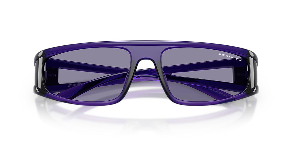 Armani Exchange AX4159SU L (59 - 18) with Violet lenses and Gold