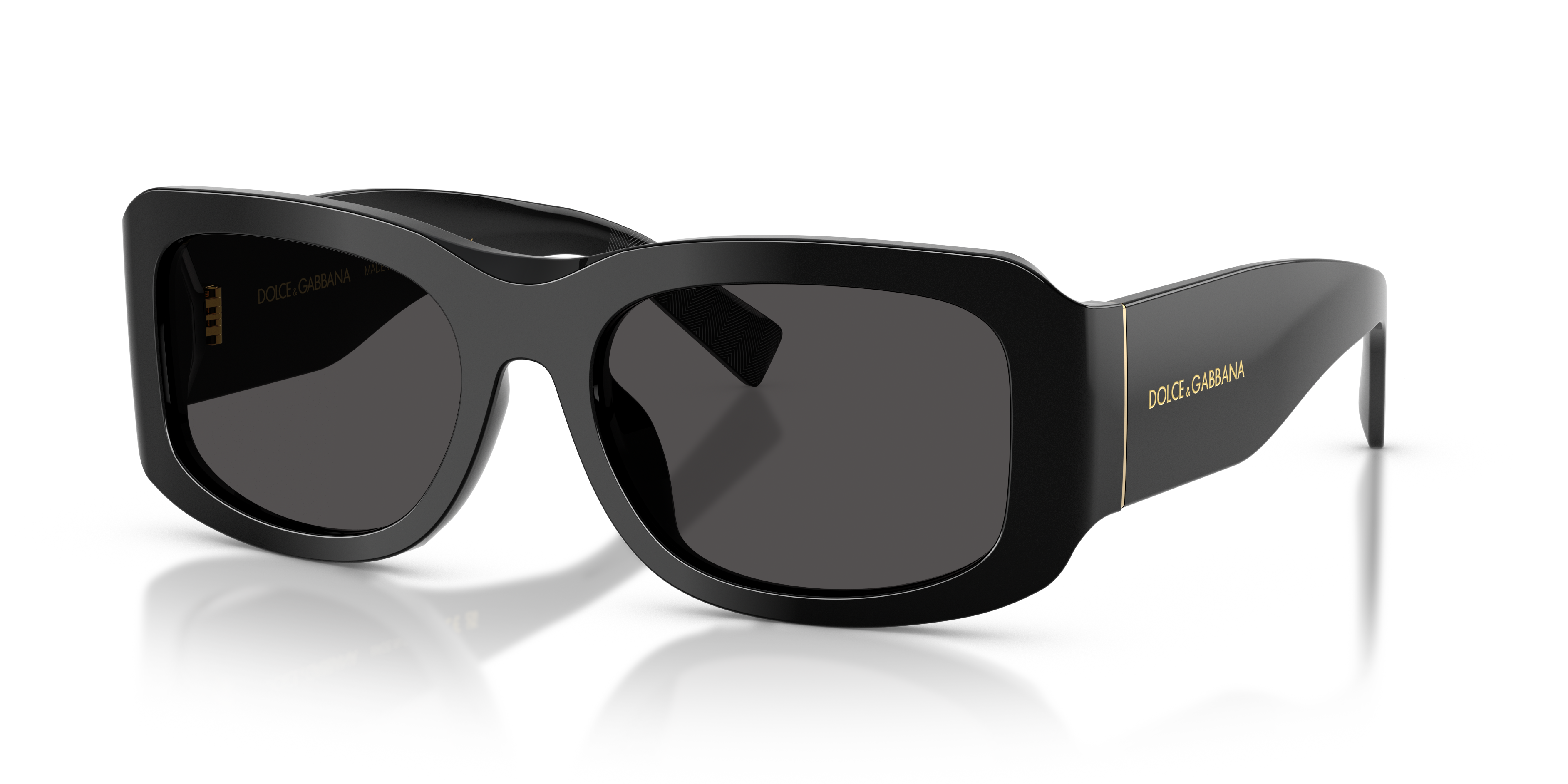 Dolce&Gabbana DG4503 XL (57 - 19) with Grey lenses and Black frame