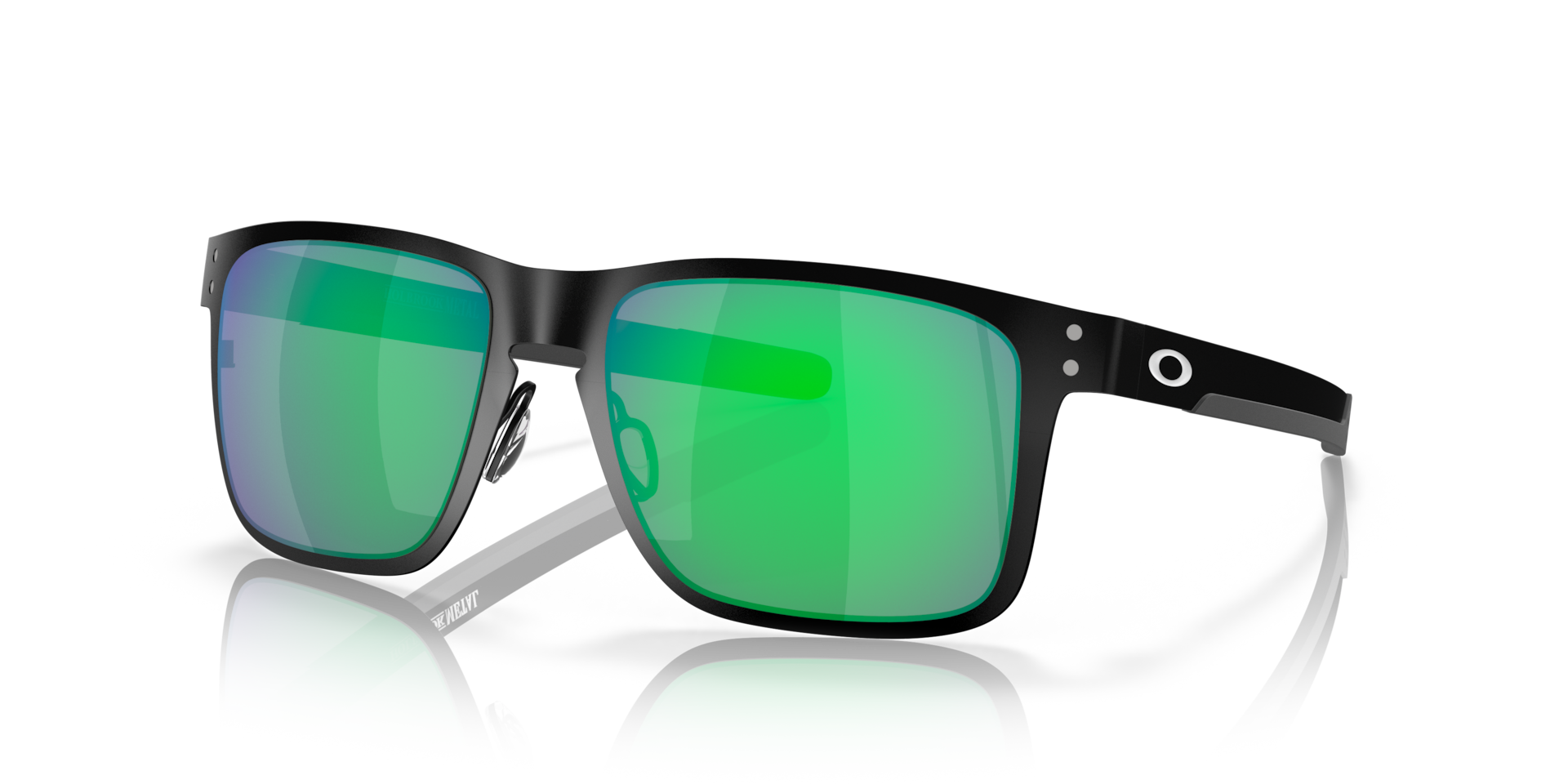 美品　OAKLEY　オークリー　Holbrook l　ホルブルックメタル Oakley Holbrook™ Metal L (55 - 18) with Green lenses and Black