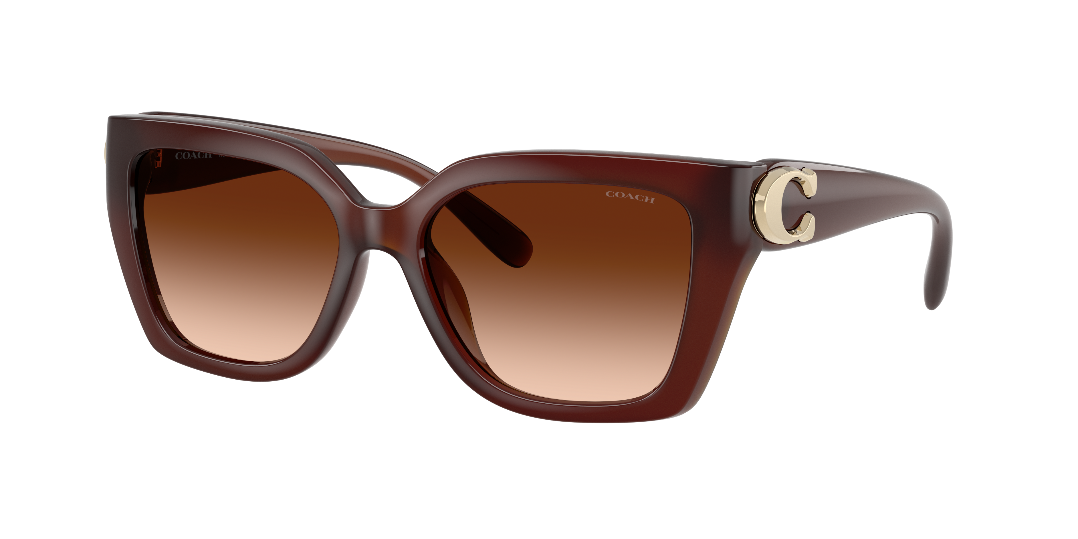 Coach Woman Sunglass CW195 -  Frame color: Milky Hazelnut, Lens color: Brown Gradient