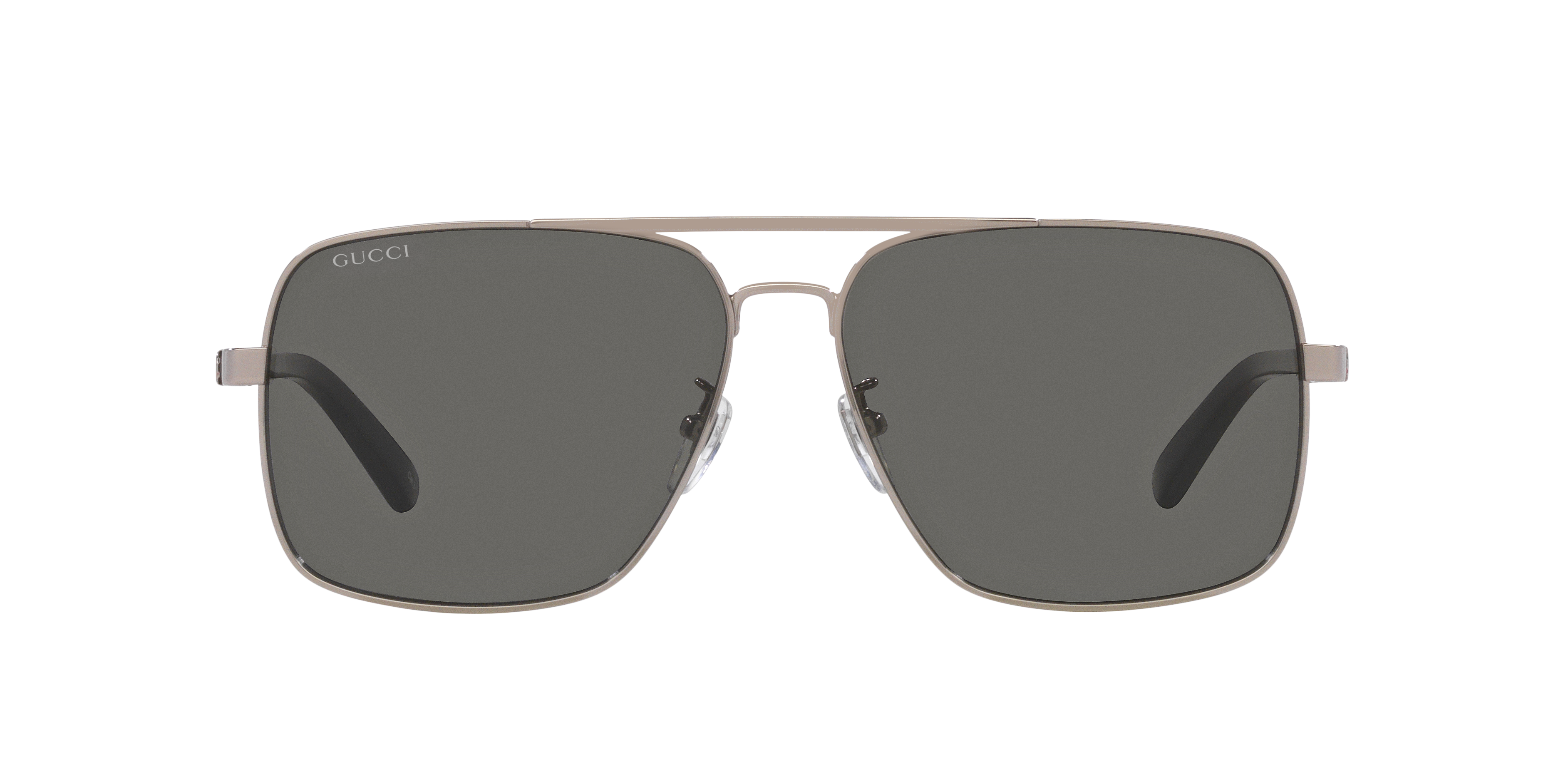 Gucci GG1289S XL (62 - 14) with Grey lenses and Silver frame