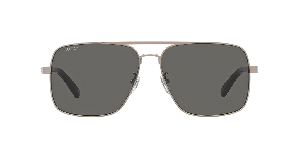 Gucci GG1289S XL (62 - 14) with Grey lenses and Silver frame  display picture 2