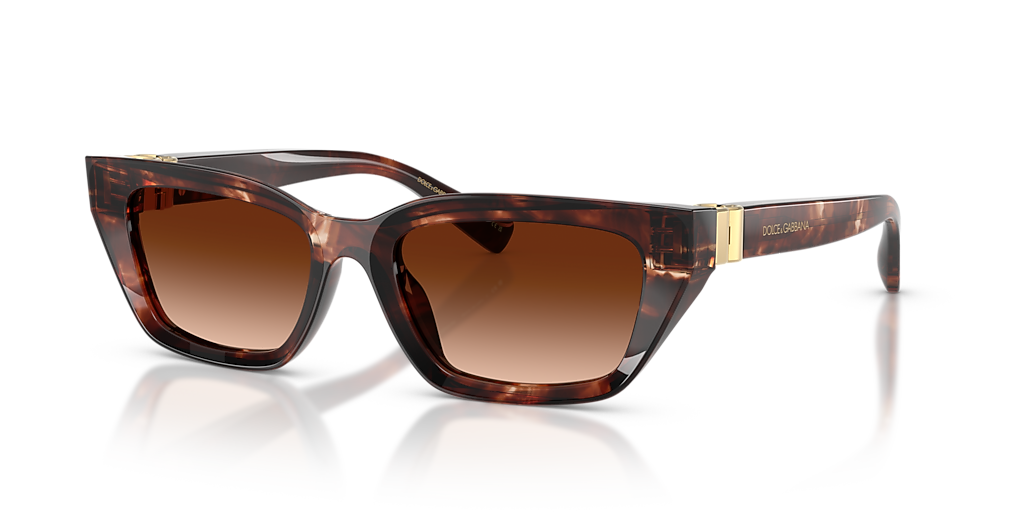 Dolce&Gabbana DG4532 S (53 - 18) with Brown lenses and Red frame