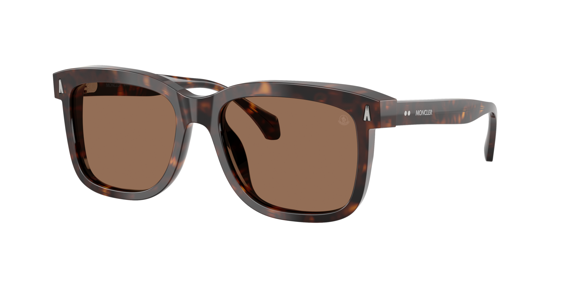 Moncler Unisex Sunglass ME6018 Valaire - Couleur du Monture Havana brillant Couleur de Lentille Marron uni 340 €
